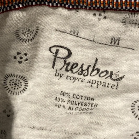 Pressbox LSU Tigers Comfy Light Gray Vintage Wash Sweatshirt Size Medium - Picture 7 of 12